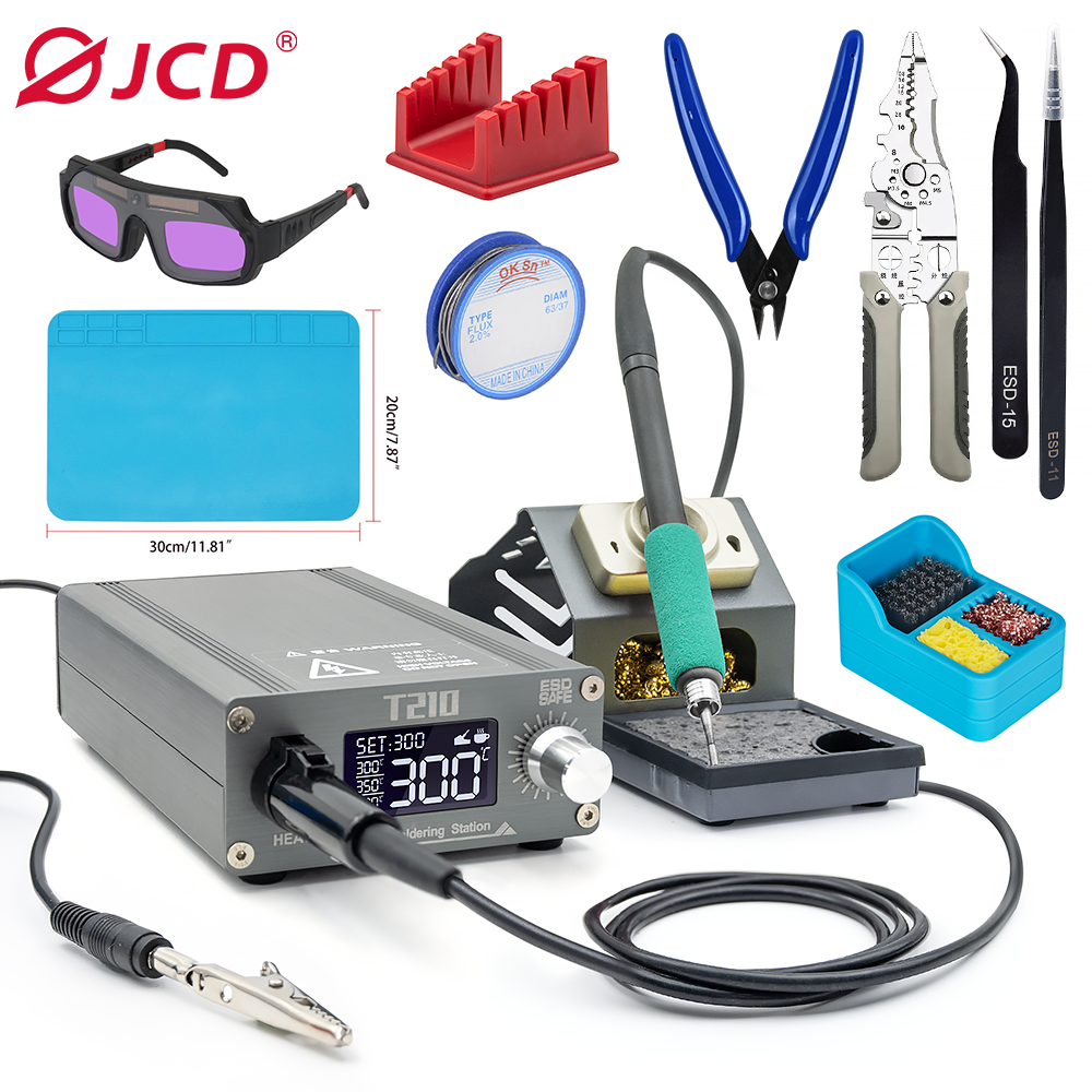 Electronics Repair Tools And Equipment - JCD T210 Smart Soldering Station Digital