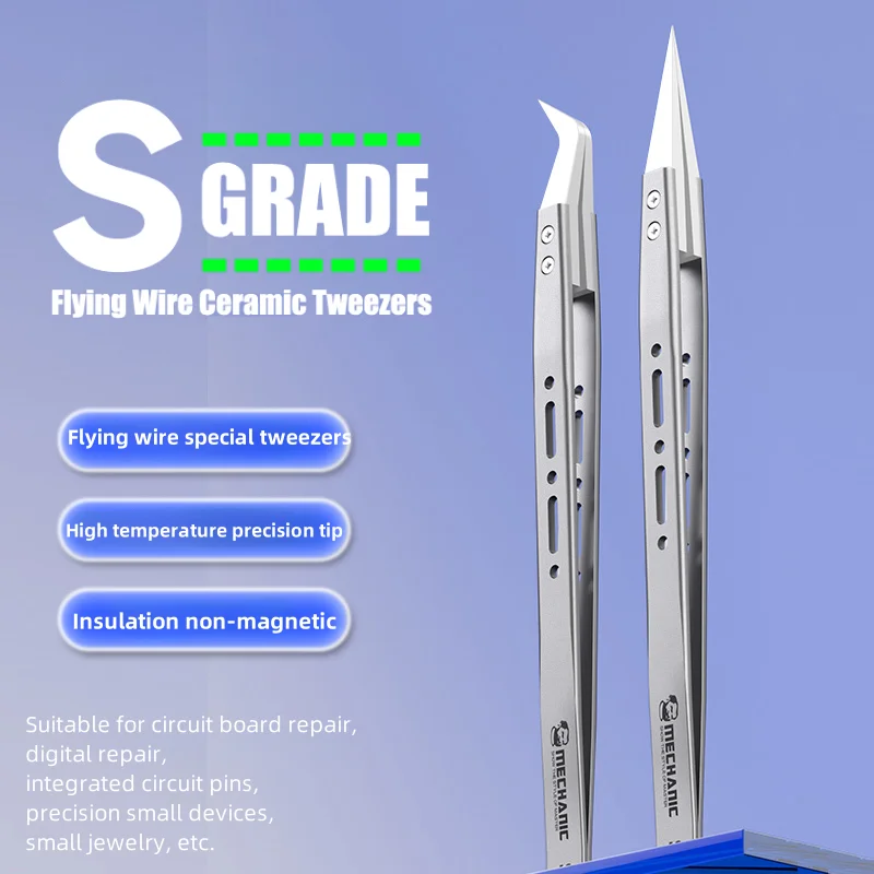 Mechanic S-grade Ceramic Tweez – обзор и цена Electronics Repair Company