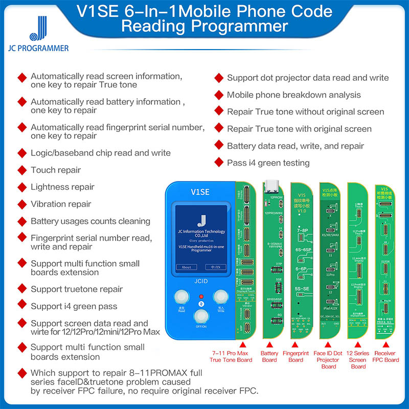 JC V1SE Phone Code Reading Pro – обзор и цена Electronics Repair Company