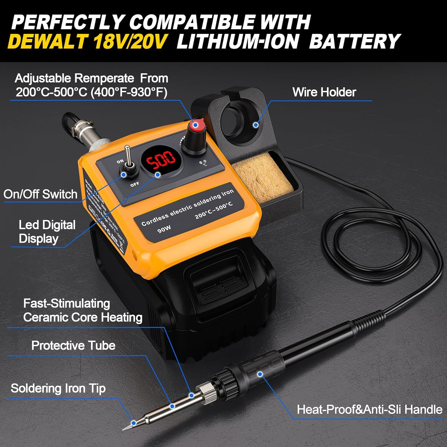 NEW Cordless Soldering Iron fo – обзор и цена Electronics Repair Kit With Soldering Iron
