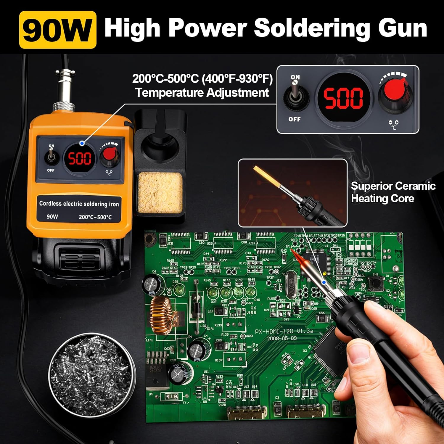 NEW Cordless Soldering Iron fo – обзор и цена Electronics Repair Kit With Soldering Iron