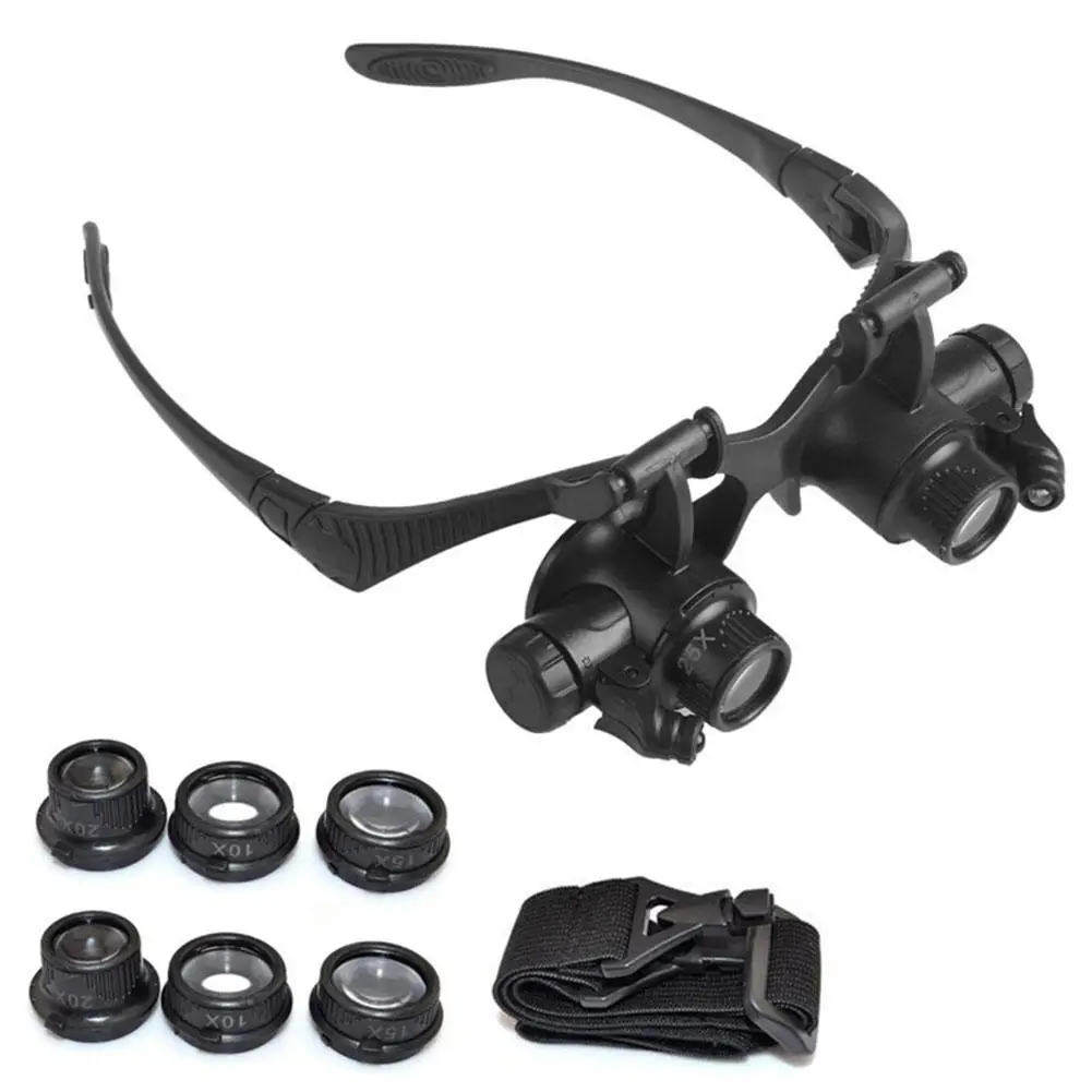 New Headband LED Light Glasses – обзор и цена Electronics Repair Glasses