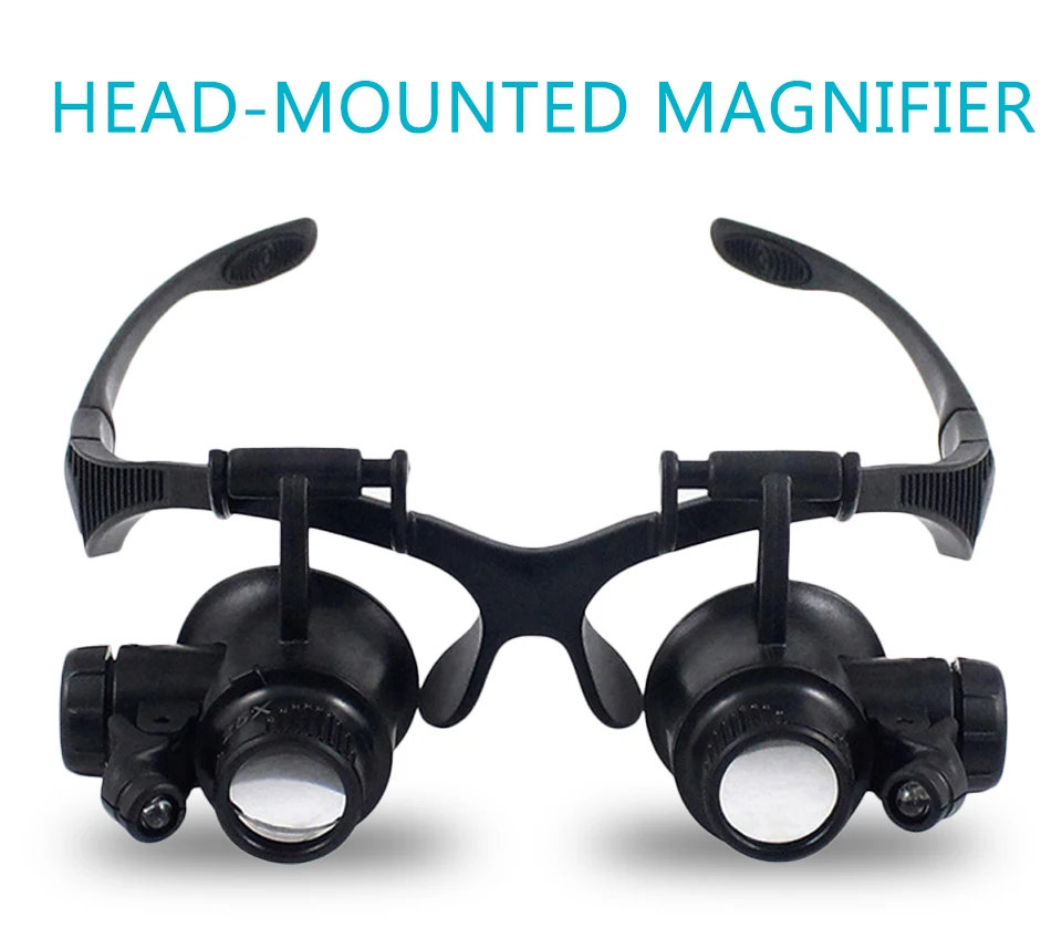 New Headband LED Light Glasses – обзор и цена Electronics Repair Glasses