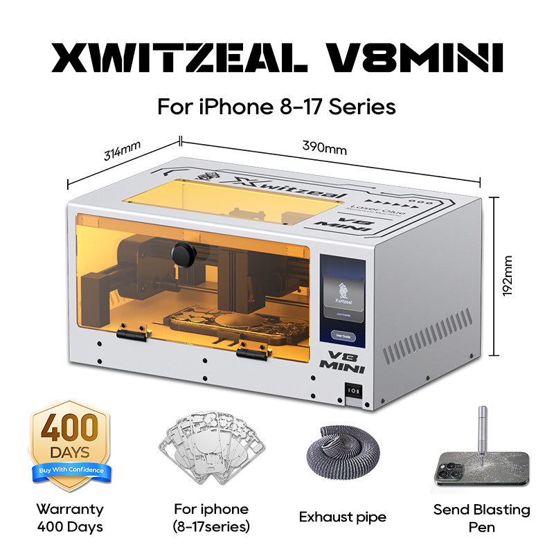 Xwitzeal® V8 MINI Laser Glue R – обзор и цена Electronics Repair Company