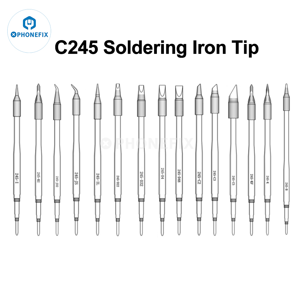 OEM C245 C470 Series Tips C245 – обзор и цена Electronics Repair Kit With Soldering Iron