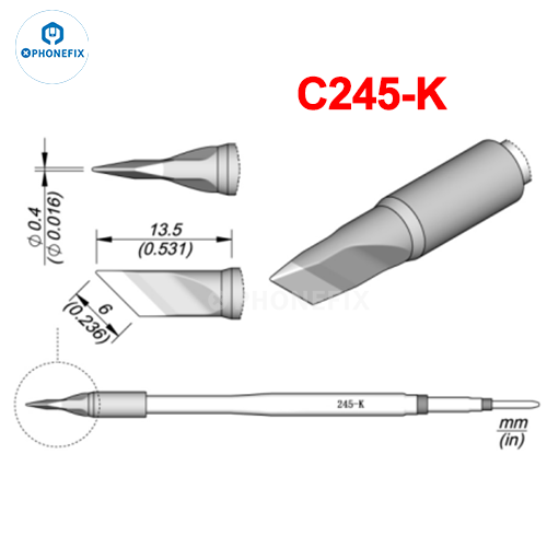 OEM C245 C470 Series Tips C245 – обзор и цена Electronics Repair Kit With Soldering Iron