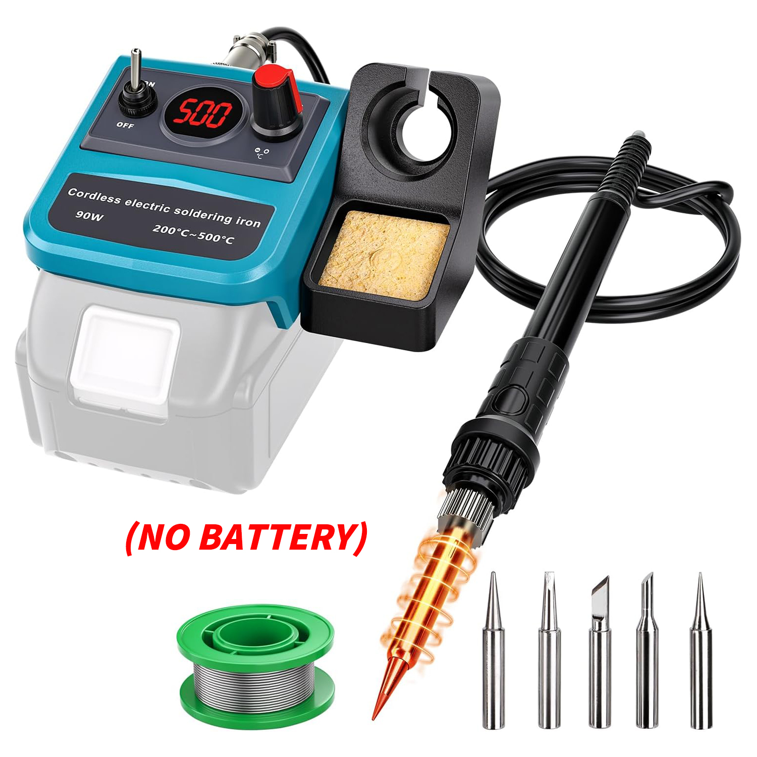 90W LED Digital Cordless Solde – обзор и цена Electronics Repair Kit With Soldering Iron