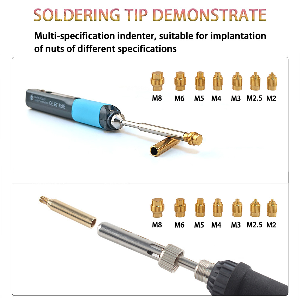 TS/T65 Heat Insert Nut kit 3D  – обзор и цена Electronics Repair Kit With Soldering Iron